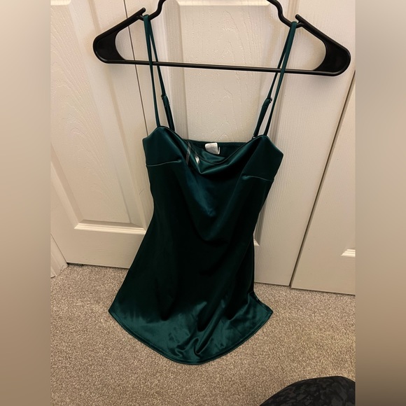 Green Mini Dress - Picture 2 of 6